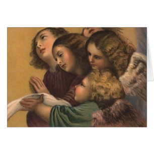 Peinture vintage d'anges