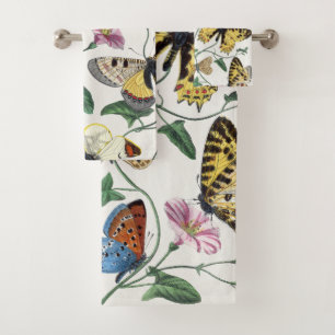Peinture vintage de papillon et de papillon