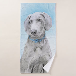Peinture Weimaraner - Joli art original chien