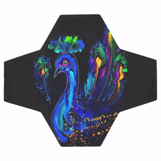 Peinture Whimsical Peacock (Plat)