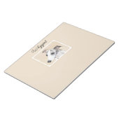 Peinture Whippet - Bloc-notes original pour chien  (Incliné)