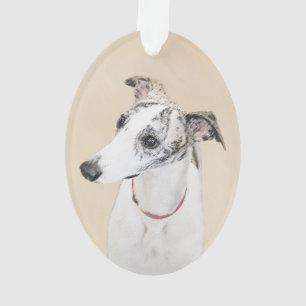 Peinture Whippet - Jolie art original chien