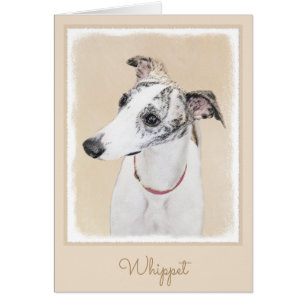 Peinture Whippet - Jolie art original chien