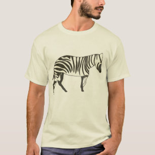 Peinture zébrée, t-shirts animaux sauvages