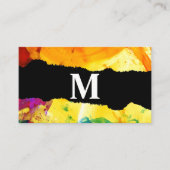 Peintures Art | Carte de visite d'effet tordu (Devant)