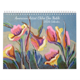 Peintures de Chloe Dee Noble ~ Calendrier 2026
