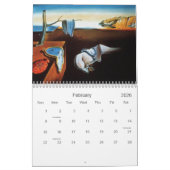Peintures de renommée mondiale de calendrier (Feb 2026)