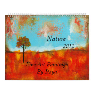 Peintures énormes de beaux-arts de calendrier de