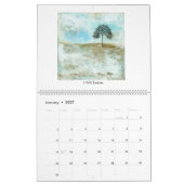 Peintures énormes de beaux-arts de calendrier de (Jan 2027)
