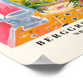 Peintures murales Tropicales, Poster de salle de b (Coin)