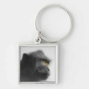 peinzende aap sleutelhanger