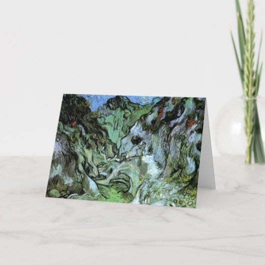 Peiroulets Ravine by Vincent van Gogh Kaart (Voorkant)