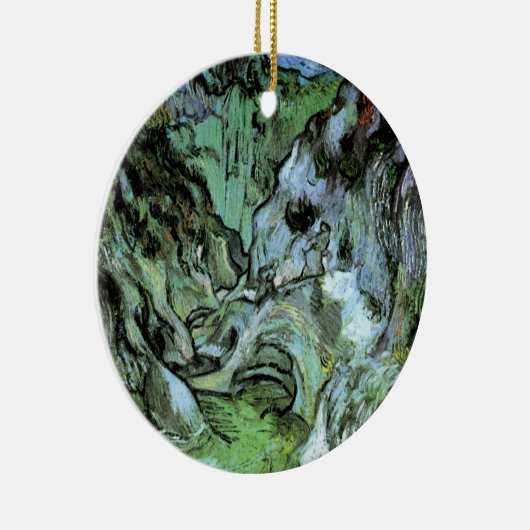 Peiroulets Ravine by Vincent van Gogh Keramisch Ornament (Rechts)