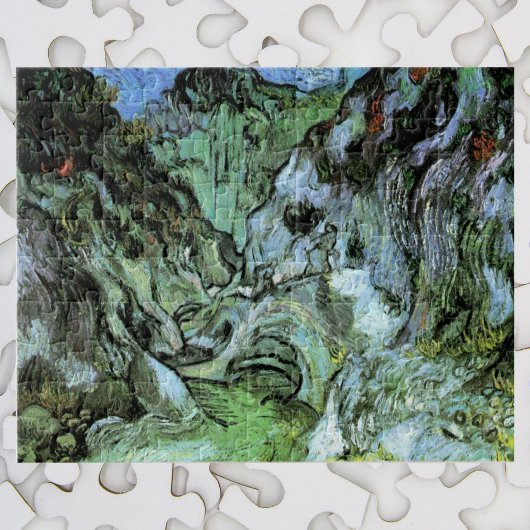 Peiroulets Ravine by Vincent van Gogh Legpuzzel