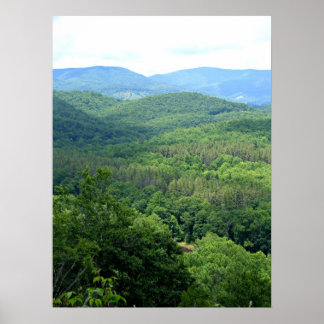 Pek aan de Greenbrier rivier Poster