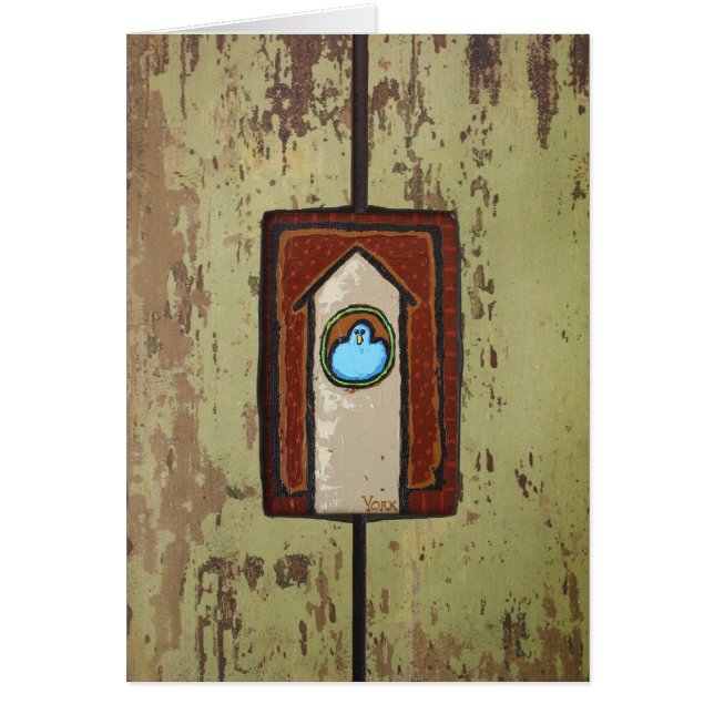 pekaboe vogelkaart (Voorkant)