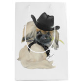 Peke Cowpoke Medium Cadeauzakje (Voorkant)