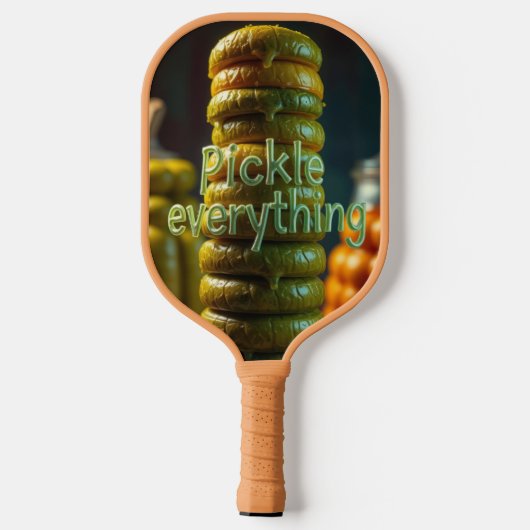 Pekel alles pickleball paddle (Achterkant)