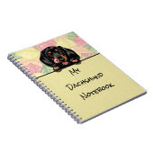 Pékin mignon carnet Dachshund (Côté Droit)