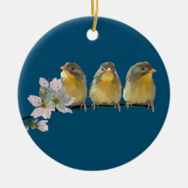Pekin Robins Keramisch Ornament