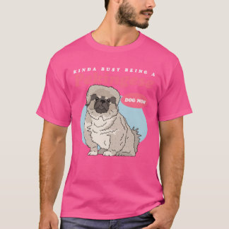 Pekinees Dog Mom Dogs Owner Pekinese vintage famil T-shirt