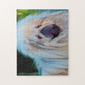 Pekinese Dog. Legpuzzel (Verticaal)