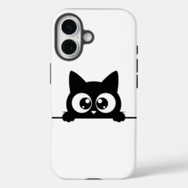 Peking Black Cat iPhone 16 Hoesje