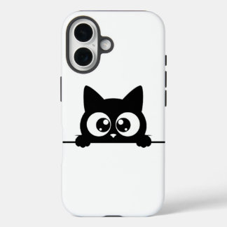Peking Black Cat iPhone 16 Hoesje