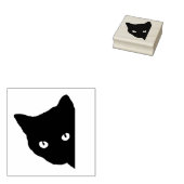 Peking Cat Art Stamp Rubberstempel (Gestempeld)