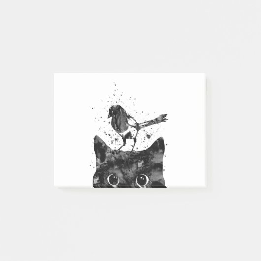 Peking cat en Magpie Post-it® Notes (Voorkant)