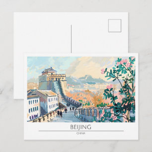 Peking China Oude Kunst Reizen Briefkaart