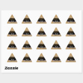 Peking Creature Driehoek Sticker (Vel)