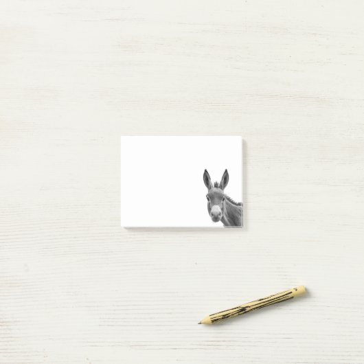 Peking Donkey Cute Post-it® Notes (Op bureau)