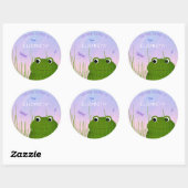 Peking Frog Book Label met de naam van het kind (Vel)