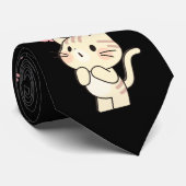 Peking-kat Stropdas (Opgerold)