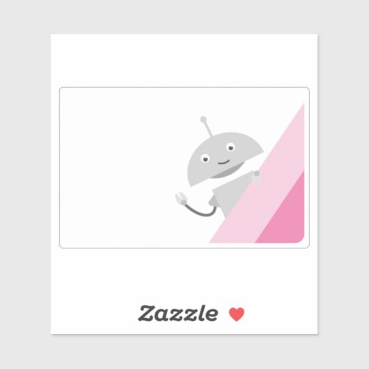 Peking Mia - roze Sticker (Vel)