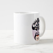 Peking opera make-up Zhang Fei Extra Grote Beker (Voorkant rechts)