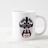 Peking opera make-up Zhang Fei Extra Grote Beker (Rechts)