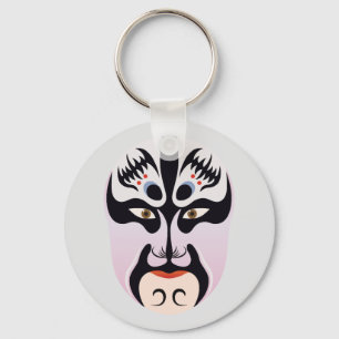 Peking opera make-up Zhang Fei Sleutelhanger