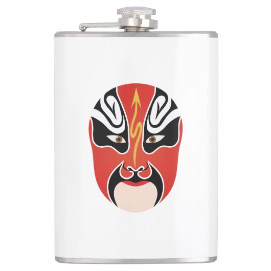 Peking opera make-up Zhang He Heupfles (Voorkant)