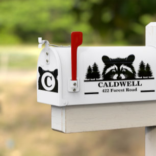 Peking Raccoon gepersonaliseerd postbusadres Sticker