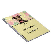 Peking Schattig Greyhound notitieboek (Rechterzijde)