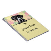 Peking Schattig Groot Deen notitieboek (Rechterzijde)