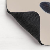 Peking Sneaky Koe Gepersonaliseerd Monogram Muismat (Hoek)