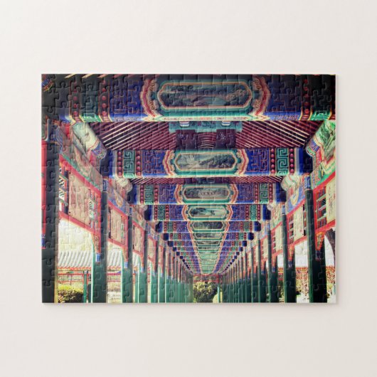 Peking tempel legpuzzel (Horizontaal)