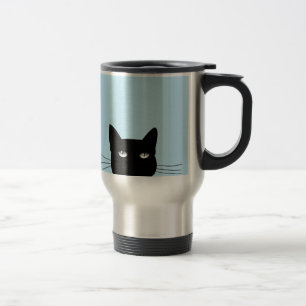 PEKING UP ZWARTE KAT KOFFIE REIZEN MOK