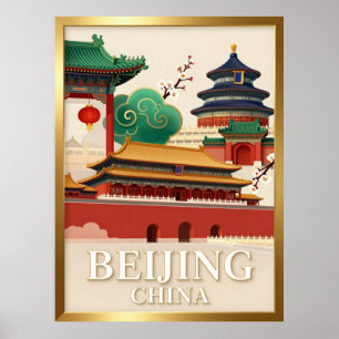 Peking Verboden Stad Historisch China Poster