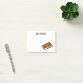Pekingeend cartoonillustratie post-it® notes (Kantoor)