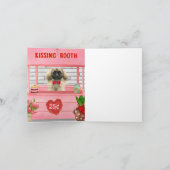 Pekingees hond Valentijnsdag Kus Booth Kaart (Binnen)