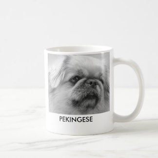 Pekingese, aangeboren en met rode b.. koffiemok